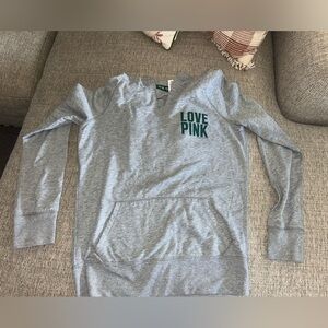 NY Jets Victoria's Secret Gray Hoodie with Green Print
